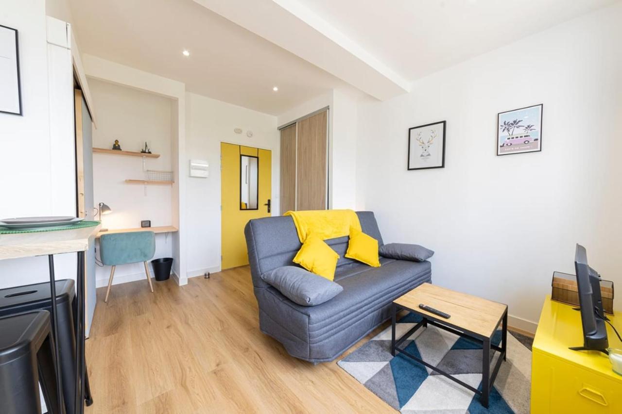 Le Yellow, Studio Renove, Tout Confort, Jardin Lejlighed Saint-Jacques-de-la-Lande Eksteriør billede