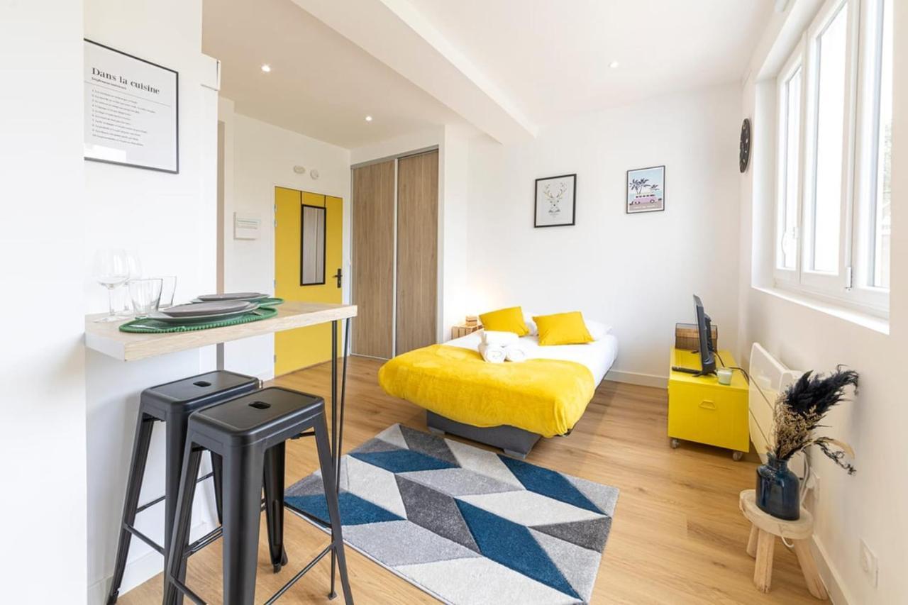 Le Yellow, Studio Renove, Tout Confort, Jardin Lejlighed Saint-Jacques-de-la-Lande Eksteriør billede
